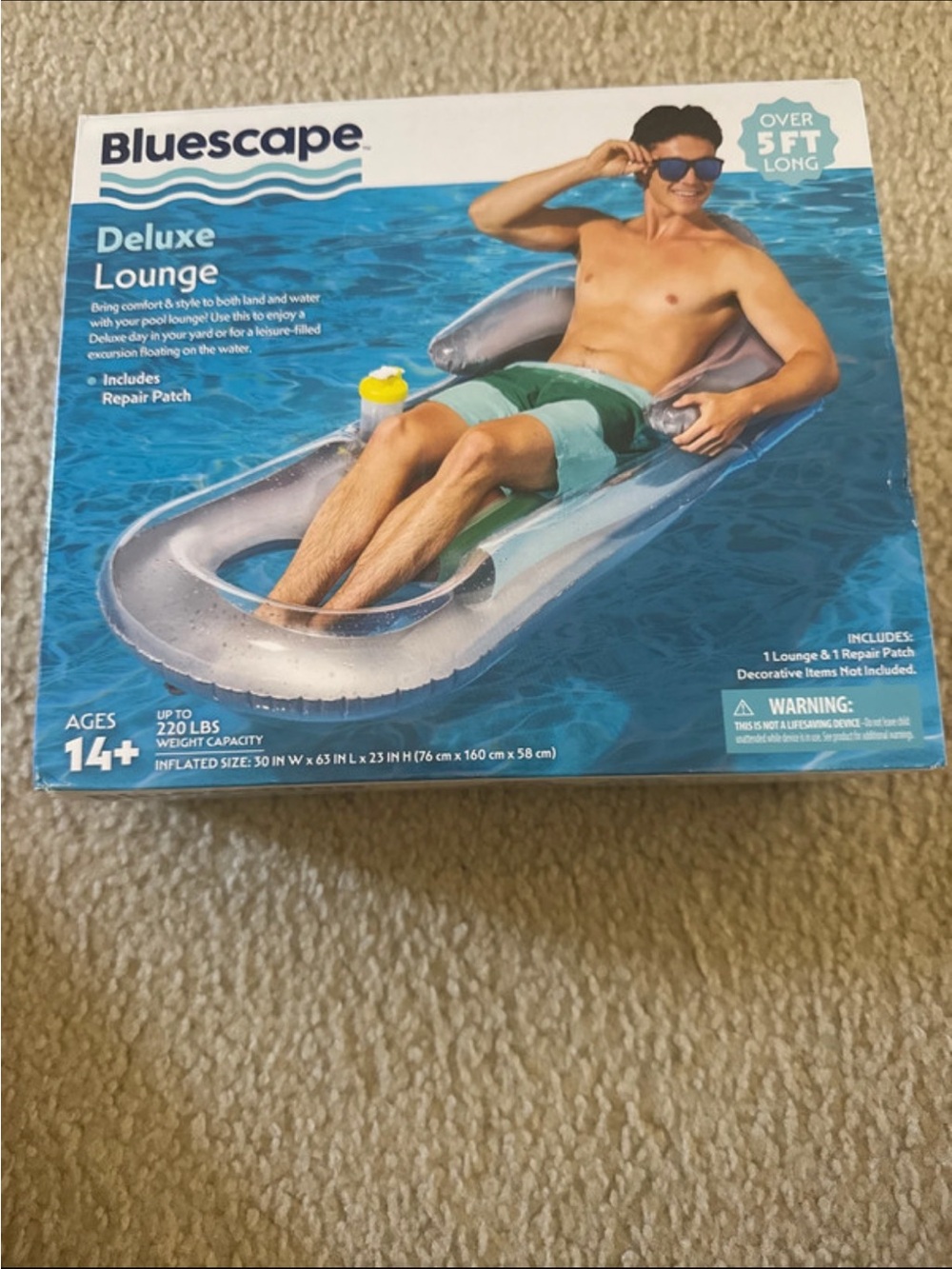 Bluescape inflatable swim lounge